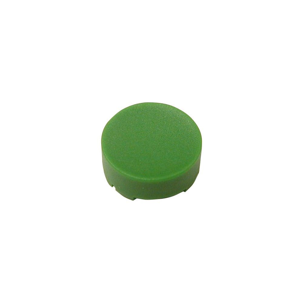 EATON INDUSTRIES - Capsula verde rilievo senza scritta M22 calotta pulsante opaco sporgente.