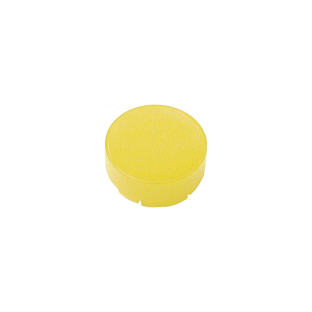 EATON INDUSTRIES - Lente per pulsante giallo sollevato senza scritta M22-XDLH-Y calotta puls. lum., sporg. gial.
