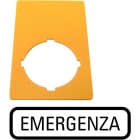 EATON INDUSTRIES - Etichettatrice per spegnimento di emergenza, giallo, dimensioni 50x33 mm, modello M22-XZK-I99.