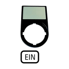 EATON INDUSTRIES - Supporto etichetta ON M22S ST D6 portaet.compl. 30x50mm N.