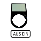 EATON INDUSTRIES - Supporto etichetta OFF ON M22S-ST-D10 portaet.compl. 30x50mm N.