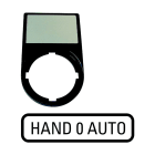 EATON INDUSTRIES - Supporto etichetta HAND AUTO M22S ST D12 PORTAET.COMPL. 30X50MM N.