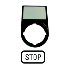 EATON INDUSTRIES - Supporto etichetta portaetichettacompl 30x50 m22sstgb0 stop.