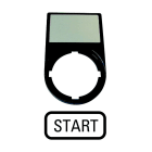 EATON INDUSTRIES - Supporto etichetta portaetichettacompl 30x50 m22s-st-gb1 start.