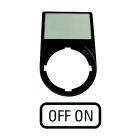 EATON INDUSTRIES - Supporto etichetta ON OFF M22S ST GB10 portaetich compl 30X50.