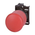 EATON INDUSTRIES - Pulsante d'emergenza/off, RMQ-Titan, fungo 38 mm, Non illuminato, Sblocco trazione, 1 NC, rosso, giallo, completo.