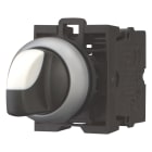 EATON INDUSTRIES - Interruttore di commutazione RMQ-Titan con maniglia stabile 2 posizioni 1 NA anello frontale colore zTitanz M22-WRK/K10 SEL a leva compl in cust