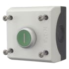 EATON INDUSTRIES - Pulsante RMQ Titan Enclosure instabile 1 NC 1 NA verde con iscrizione Anello frontale colore zTitanz M22 D G X1 KC11 I PULS FILO GHIERA