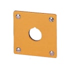 EATON INDUSTRIES - Piastra incasso giallo M22-EY1 1 foro posizione montaggio.