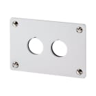 EATON INDUSTRIES - Piastra incasso 2 posti montaggio M22-E2, alluminio.