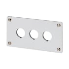 EATON INDUSTRIES - Piastra incasso 3 posti montaggio M22-E3 fori alluminio.