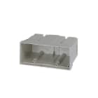 EATON INDUSTRIES - Calotta per piastra da incasso 4 posizioni di montaggio M22-H4 cassette incasso 4 fori grigio.