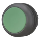 EATON INDUSTRIES - Pulsante RMQ Titan piatto instabile verde senza scritta Anello frontale colore nero M22S D G FILO GHIERA.