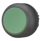 EATON INDUSTRIES - Pulsante RMQ Titan piatto instabile verde senza scritta Anello frontale colore nero M22S D G FILO GHIERA.