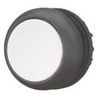EATON INDUSTRIES - Pulsante RMQ Titan piatto permanente bianco senza scritta Anello frontale colore nero M22S DR W filo ghiera.