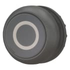 EATON INDUSTRIES - Pulsante RMQ Titan piatto permanente nero con dicitura Anello frontale colore M22S DR S X0 FILO GHIERA.