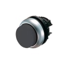 EATON INDUSTRIES - Pulsante RMQ-Titan sporgente ad impulso nero senza scritta anello frontale colore titanio M22-DH-S puls sporgente impulso nero.