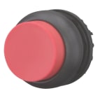 EATON INDUSTRIES - Pulsante RMQ Titan sporgente ad impulso rosso senza scritta anello frontale colore nero M22S DH R puls sporgente.