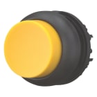 EATON INDUSTRIES - Pulsante RMQ Titan sporgente ad impulso giallo senza scritta anello frontale colore nero M22S DH Y puls sporgente.