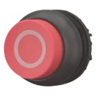 EATON INDUSTRIES - Pulsante RMQ Titan sporgente ad impulso rosso con dicitura Anello frontale colore nero M22S DH R X0 PULS SPORGENTE