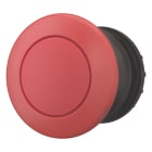 EATON INDUSTRIES - Pulsante fungo RMQ-Titan impulso rosso senza scritta anello frontale nero M22S-DP-R capsula.
