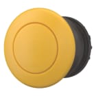 EATON INDUSTRIES - Pulsante fungo RMQ-Titan impulso giallo senza scritta ghiera frontale nero neutro.