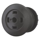 EATON INDUSTRIES - Pulsante fungo RMQ-Titan ad impulso nero senza capsula Ghiera frontale colore nero.