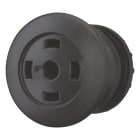 EATON INDUSTRIES - Pulsante fungo RMQ-Titan ad impulso nero senza capsula Ghiera frontale colore nero.