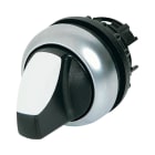 EATON INDUSTRIES - Selettore luminoso RMQ-Titan con maniglia permanente 2 posizioni bianco Anello frontale colore titanio M22-WRLK-W SEL.LUM LEVA 2POS.PERM.BIANCO