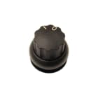 EATON INDUSTRIES - Interruttore commutazione RMQ-Titan, testina rotante, 2 posizioni, dicitura, anello frontale nero.