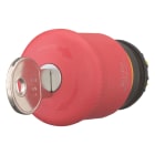 EATON INDUSTRIES - Pulsante d'emergenza/off, RMQ-Titan, fungo 38 mm, Non illuminato, sblocco chiave, rosso/giallo, RAL 3000, Non adatto sistemi gerarchici, M22-PVS.