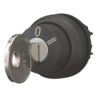 EATON INDUSTRIES - Attuatore con sblocco a chiave, impulso, 3 posizioni, estraibilità: 0, ghiera frontale nera M22S-WS3 SEL CHIAVE 3 POS MS1 IMP.