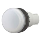 EATON INDUSTRIES - Indicatore luminoso RMQ-Titan annegato senza elementi luminosi per lampade incandescenza neon LED fino a 2,4 W con portalampada B M22-LC-W.