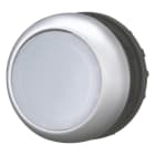 EATON INDUSTRIES - M22-DL-W Pulsante luminoso piatto bianco ad impulso con ghiera.