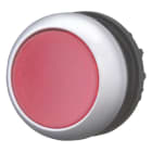 EATON INDUSTRIES - Pulsante luminoso RMQ-Titan, annegato, impulso rosso, senza scritta, anello frontale colore titanio, M22-DL-R filo ghiera.