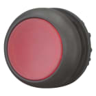 EATON INDUSTRIES - Pulsante luminoso RMQ-Titan annegato impulso rosso senza scritta anello frontale colore nero M22S-DL-R filo ghiera.