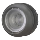 EATON INDUSTRIES - Pulsante luminoso RMQ-Titan annegato ad impulso senza capsula anello frontale colore nero M22S-DL-X piatto senza caps. 216935