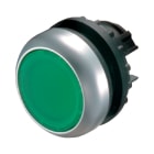 EATON INDUSTRIES - M22-DRL-G Pulsante luminoso piatto verde filo ghiera permanente. 216948