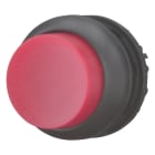 EATON INDUSTRIES - Pulsante luminoso RMQ-Titan sporgente ad impulso rosso senza scritta anello frontale colore nero M22S-DLH-R puls luminoso sporgente imp rosso.
