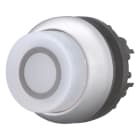 EATON INDUSTRIES - Pulsante luminoso, sporgente, bianco, ad impulso, M22-DLH-W-X0.