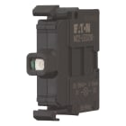 EATON INDUSTRIES - Elemento luminoso LED azzurro montaggio frontale 85-264VAC collegamento a vite M22-LED230-B BLU FRONT.