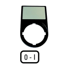 EATON INDUSTRIES - Supporto etichetta 0-I M22S-ST-X89 portaetich compl 30X50. 218147
