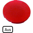 EATON INDUSTRIES - Capsula rosso piatto OFF M22 XD R D5 CAL PULS OPACO TES.
