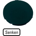 EATON INDUSTRIES - Capsula nero piatto DECREASE M22 XD S D18 CAL PULS OPACO PIATT AZZ TE.