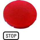 EATON INDUSTRIES - Capsula rossa piatta M22-XD-R-GB0 cal puls opaco.