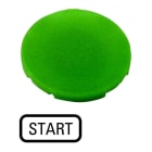 EATON INDUSTRIES - Capsula verde piatta START M22-XD-G-GB1 CAL PULS OPACO PIATT TEST.