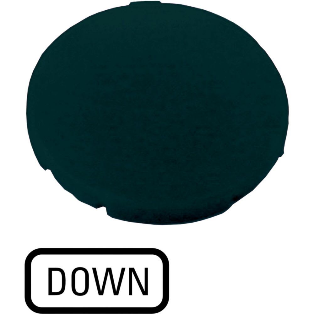 EATON INDUSTRIES - Capsula nero piatto down m22 xd s gb4 cal puls opaco.