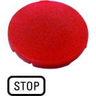 EATON INDUSTRIES - Capsula rossa piatta, OFF M22-XD-R-GB5 CAL PULS OPACO PIATTO ROSSO