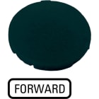 EATON INDUSTRIES - Capsula nero piatto forward m22-xd-s-gb15 cal puls opac piatt nero t.