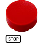 EATON INDUSTRIES - Capsula rossa in rilievo M22-XDH-R-GB0 CAL PULS OPAC SPOR ROSSO STOP.